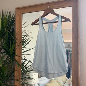 Women’s Light Blue Lululemon Racerback Tank Top